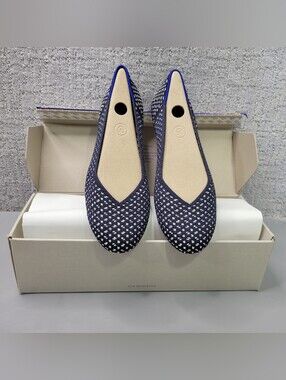 Rothy’s The Flat Women's Size US 8.5 Maritime Honey Slip On Shoes